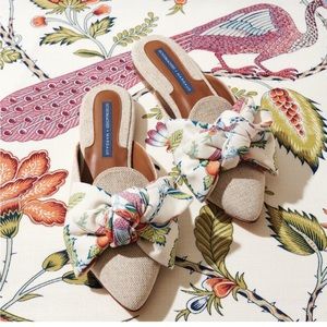 Schumacher Margaux ballet mules in champagne size 39 narrow